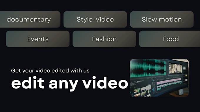 do professional video editing within 24 hour