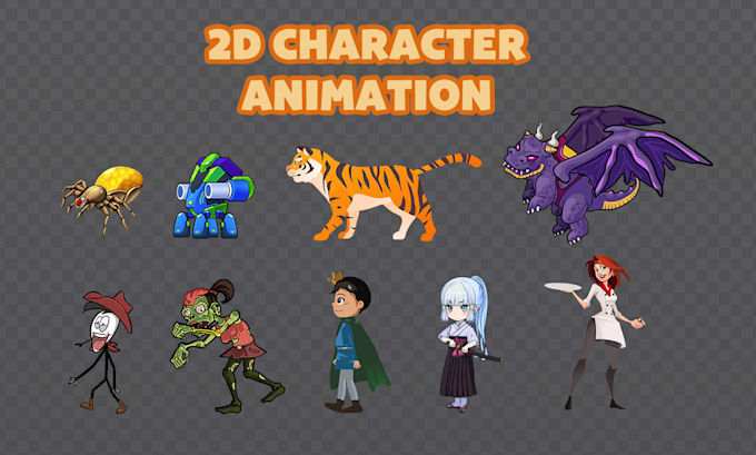 animate your 2d game characters and assets in spine2d