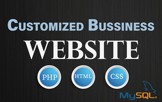 develop custom business website with user management
