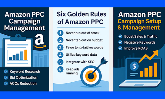 setup and manage amazon ppc campaigns and advertising ads
