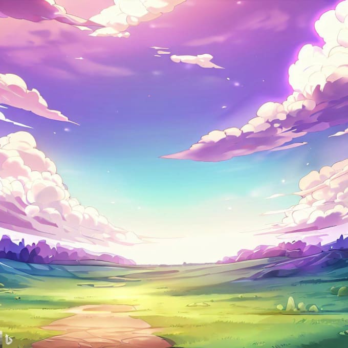 Steam Workshop::Cute anime girl in a grass field