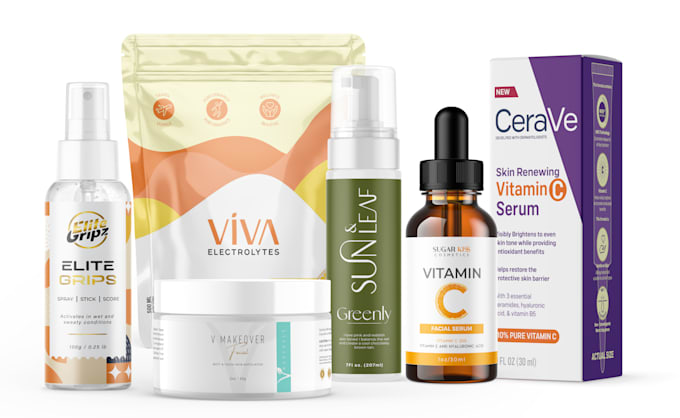 design professional label and packaging box for your product