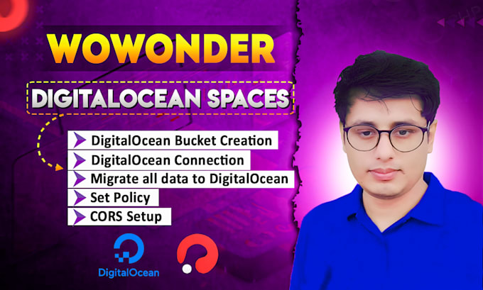 connect your wowonder website with digitalocean spaces storage