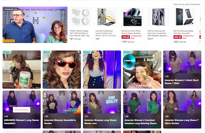 create a shoppable amazon video as an influencer