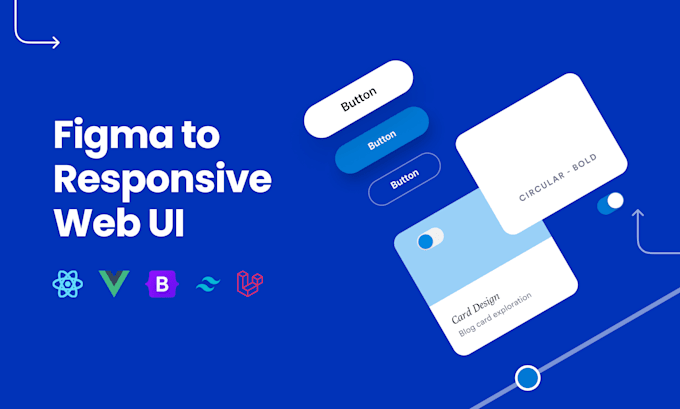 convert figma design to the laravel blade template