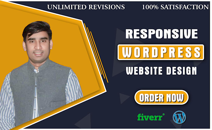 design a clean and fully responsive wordpress website