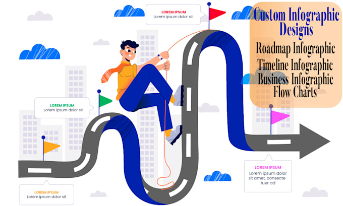 design your infographics or roadmap