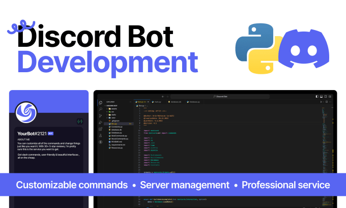Bot related things  Discord, Development, Bot