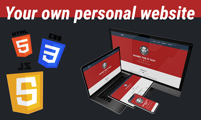 Create you a custom website using html, css and javascript by ...
