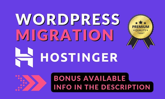 migrate your wordpress website to hostinger