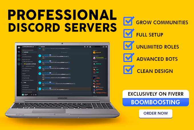 create a nft or crypto discord server community