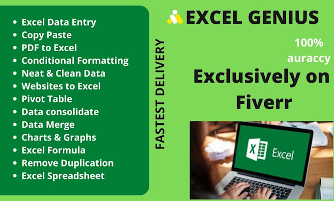 do spreadsheet ,copypaste, pdf conversion, conditional formatting, pivot table