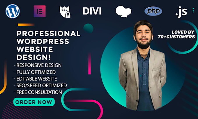 Design and develop a modern responsive wordpress website by Ferozarshad ...