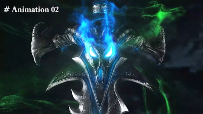 create 5 4k 3d fantasy and game logo animation intros