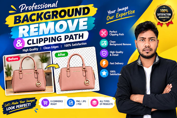 do clipping path or background remove for any file