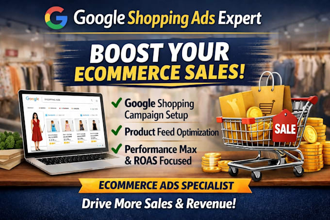 set up and manage high performing google shopping ads