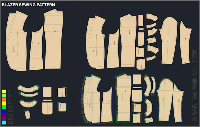 create professional clothing sewing patterns and grading
