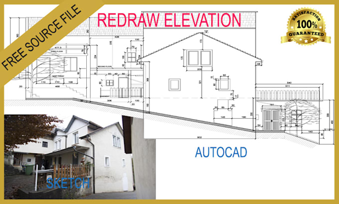 do elevations in autocad