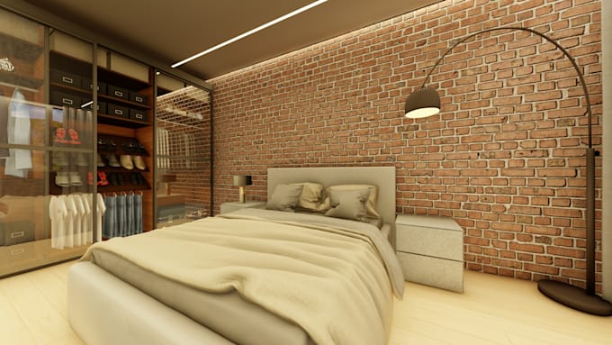 modern interior design and renders for apartment