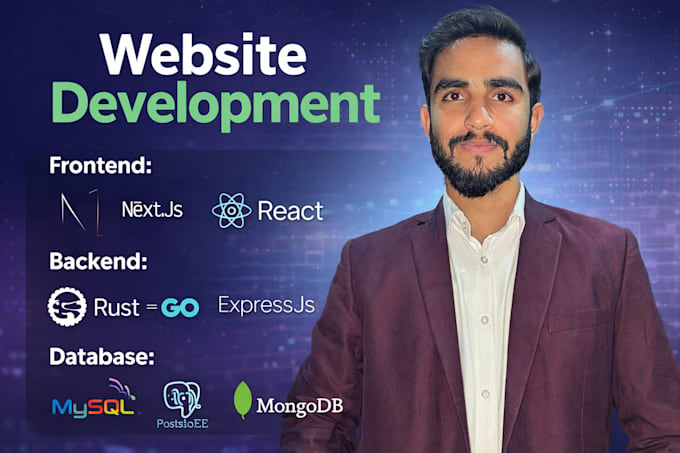 develop and design php laravel, react nodejs website