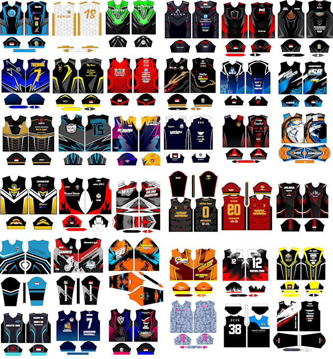 design sports jersey and sports apparel