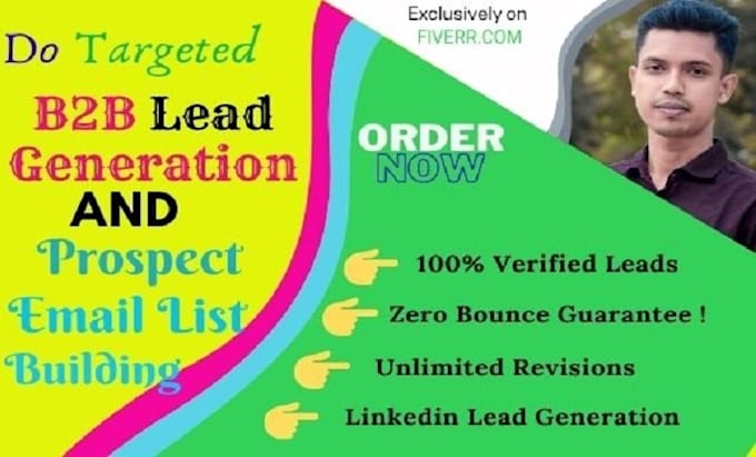 Do b2b lead generation and prospect email listing by Data_collec | Fiverr