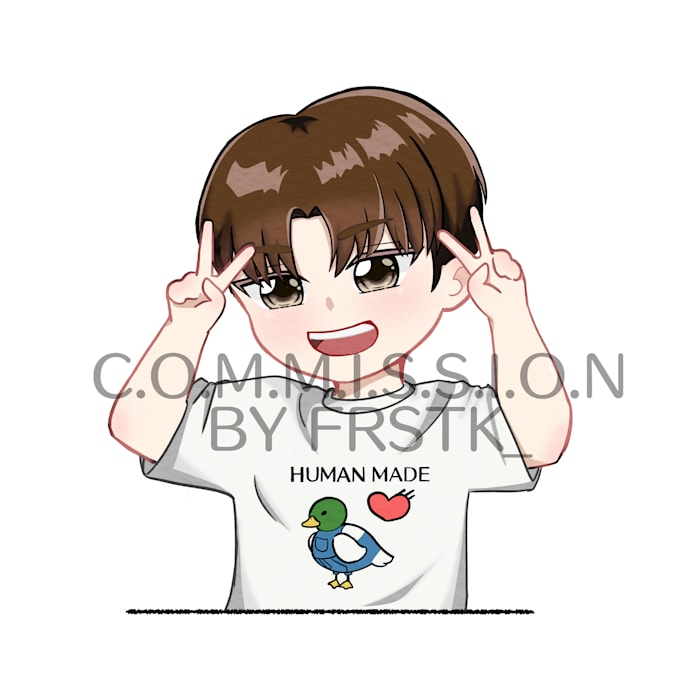 draw a cute chibi character for you