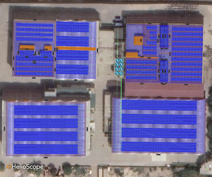 design solar energy system with simulation and drawings