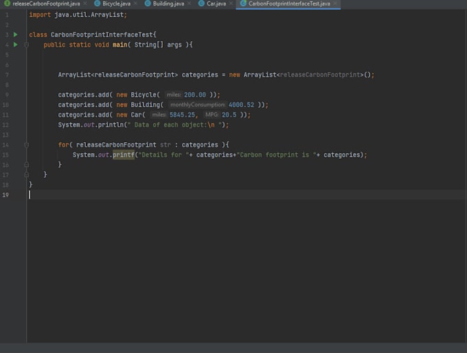 make best java oop assignments, projects