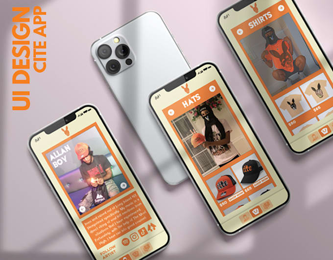 do mobile app UI design