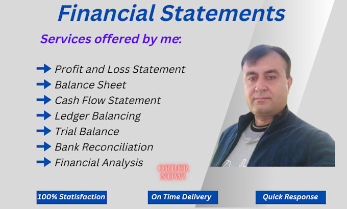 do profit and loss,balance sheet,cash flow, general ledger