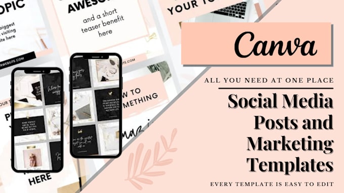 Design social media posts and marketing templates on canva by ...