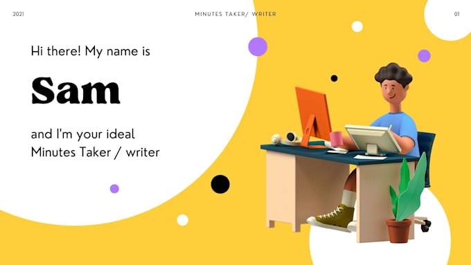 take or write minutes of meetings from audio and video recordings