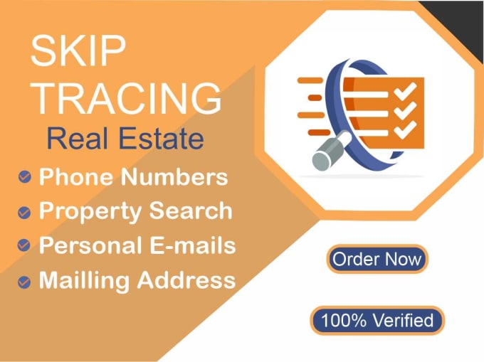 Hire a freelancer to provide you skip tracing service for real estate business