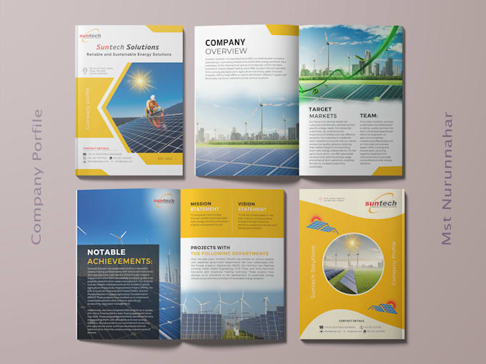 design company profile, proposal, report, canva expert