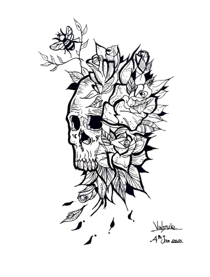 Draw and design tattoos by Vinduke | Fiverr