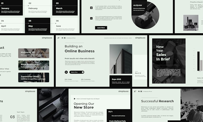 design engaging powerpoint presentation template and pitch deck