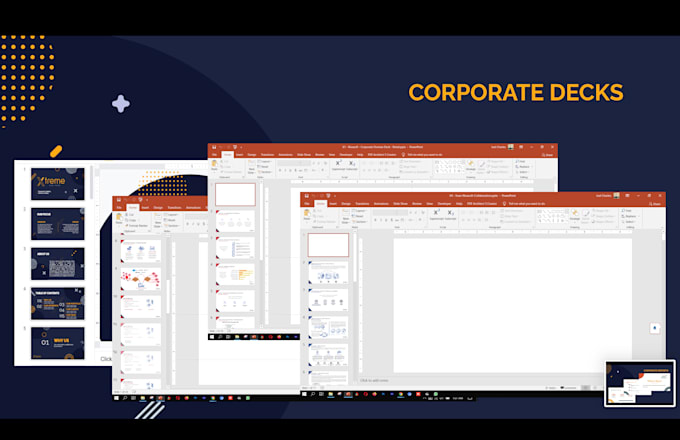 create your corporate branding deck