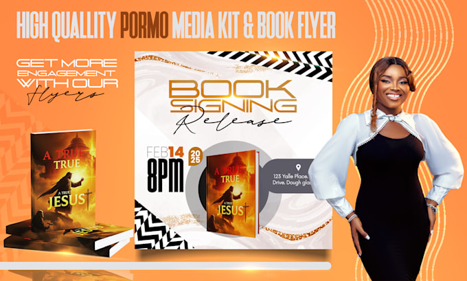 do awesome book, sales, and event flyers in 4 to 20 hours