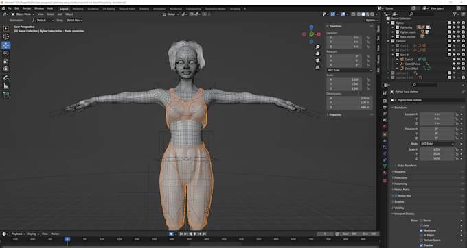 retopologise high res mesh