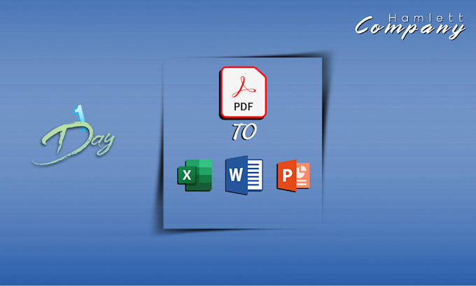 convert pdf to word, excel and more in 1 day