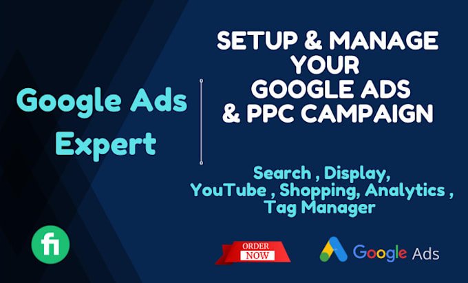 setup and optimize your google ads PPC campaigns and display campaigns