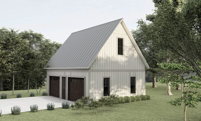 create best sketchup 3d models, exterior, with renders,home
