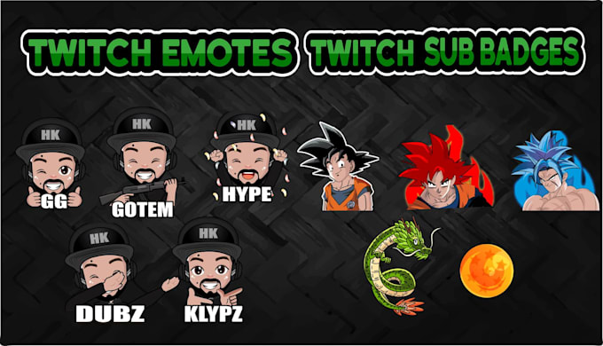 draw custom twitch, discord, youtube, kick emotes or sub badges