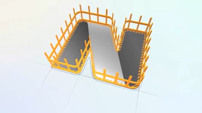 create 3d build logo architect