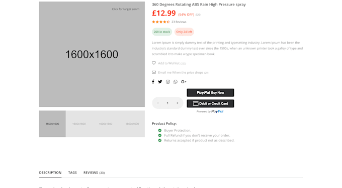 Html and css code to a one page product website by Cyrowebsites | Fiverr