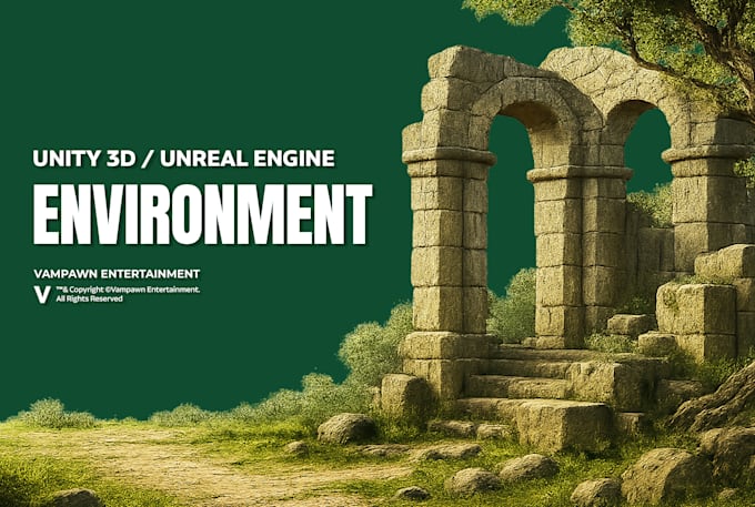 build realistic modular environments for unreal engine or unity