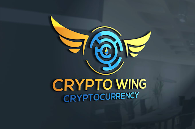 design crypto, cyber security, startup, app, tech and technology logo