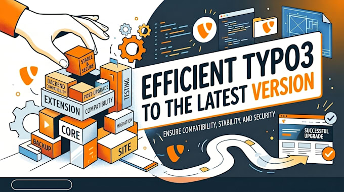 upgrade your typo3 website up to 14, with full backup
