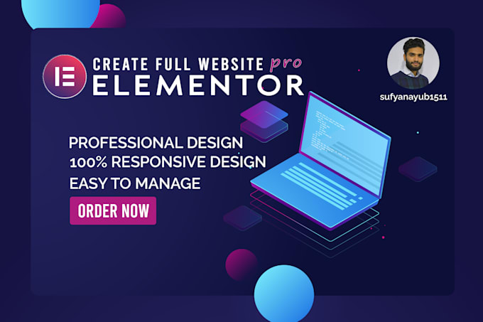 create a wordpress website and elementor landing pages